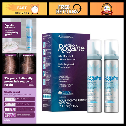Hair growth foam for - for, 5%